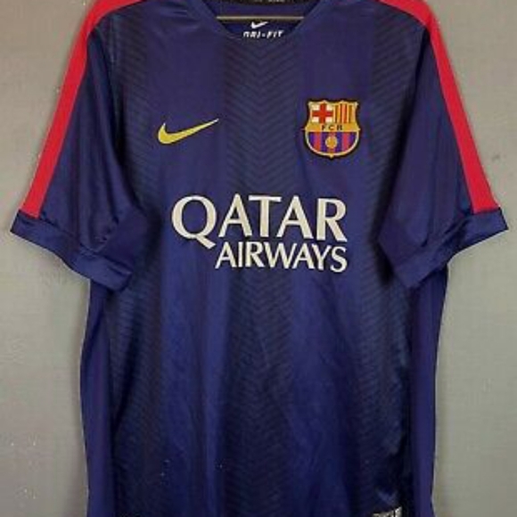 Nike FC Barcelona Jersey Men's XXL Blue - Picture 3 of 6